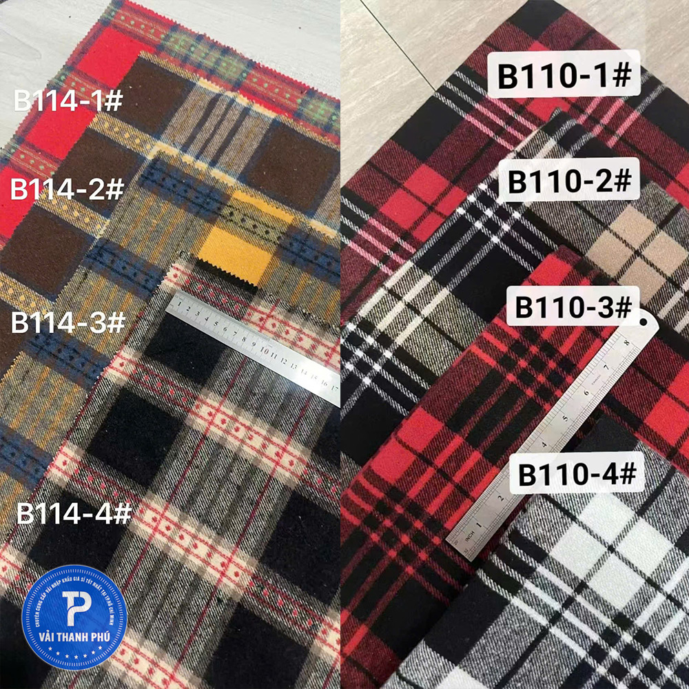 Vải Caro Sọc - B9X-B12X